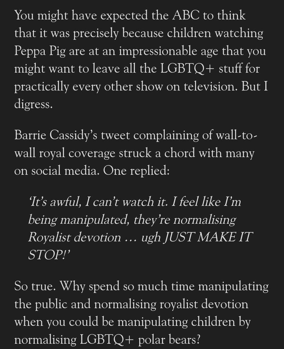 That2ndAccount2's tweet photo. A gross article by James Macpherson for the Australian Spectator #LGBT https://t.co/QnAKpvj2Y0