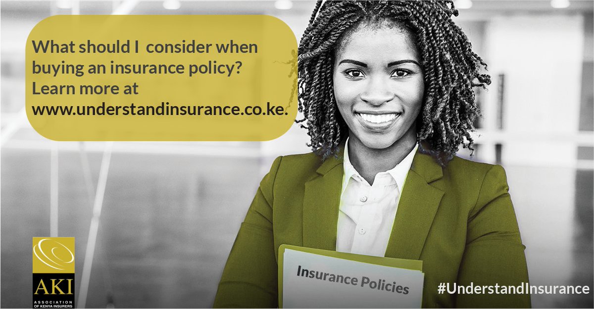 Age? Occupation? Gender? Employed/unemployed? Business owner? Cost? Health status? Do these matter when I am looking for insurance? Learn more here:understandinsurance.co.ke/buying-insuran… #UnderstandInsurance #InsurancePolicy
