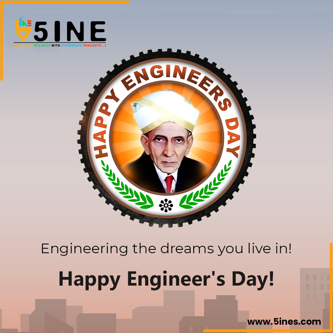 Their imaginations turn into innovations with their passion-like devotion making them true inspirations in the true sense. 5ines wishes everyone who moved heaven and Earth to make it happen a Happy Engineer's Day!
#EngineersDay #5ines #seo #webdesign