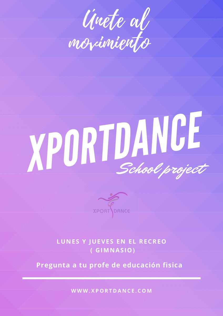 AliciaLeal2's tweet photo. Hoy comienza @XportDance School Project. El instituto @IESVALDE será encargado de formar parte de este movimiento. Hoy el centro será música y baile #proyectos #baile #alicialeal #laprofebaila #xportdance #recreosactivos https://t.co/ZW4FlazUyf