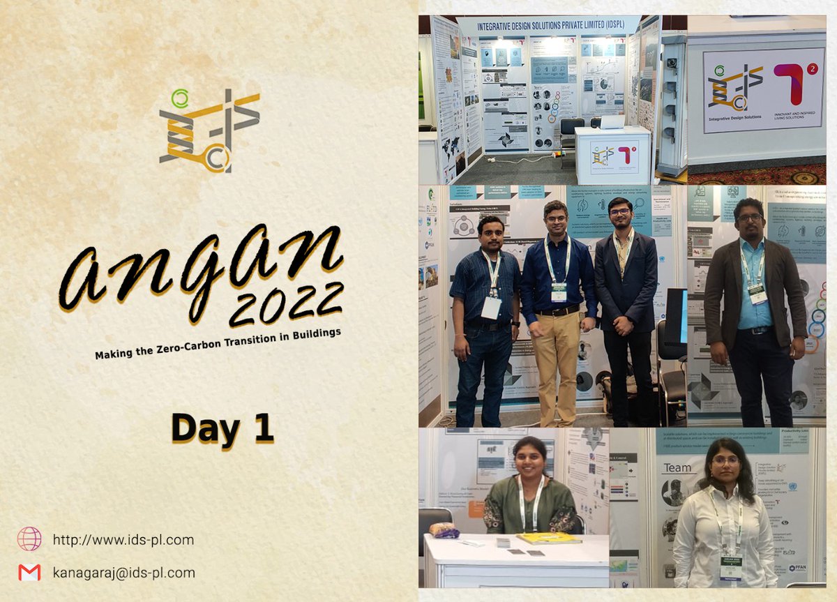IDSPL3's tweet photo. We are ready with our stall to exhibit our #startup initiatives on energy efficiency in buildings at #angan2022.
We cordially invite you to visit us on the 15-16th of September. #energyefficiency #initiatives https://t.co/gVLlsENPOy
