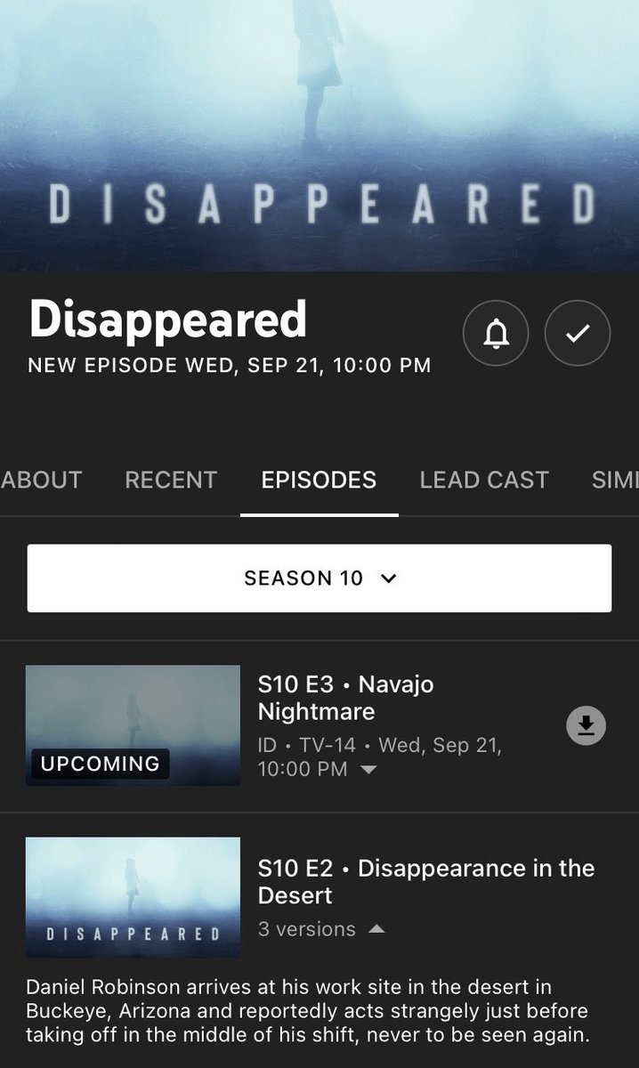 I was told the team was highlighted on Disappeared tonight. Was nice seeing the team members highlighted. I miss the group of friends we made.