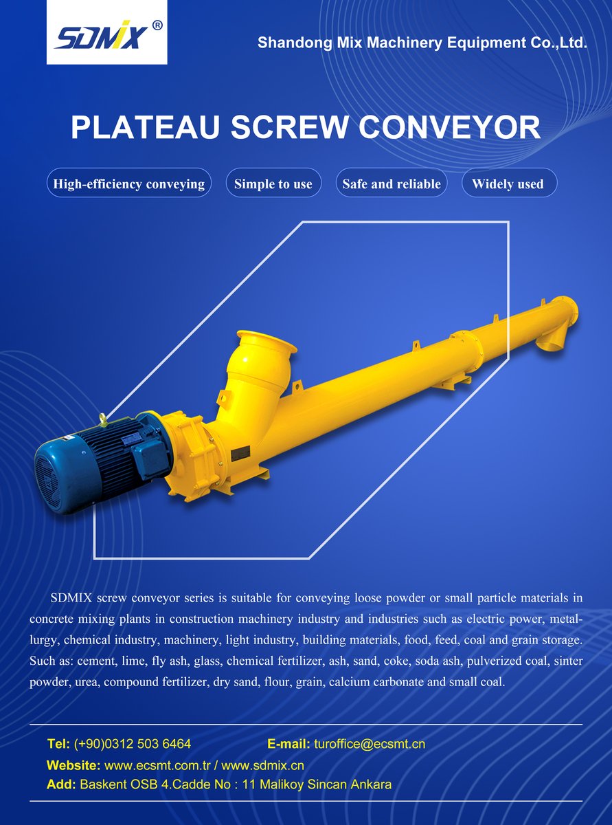 SDMIX / ECSMT Makina olara Beton santrali ekipmanları ihtiyaçlarınız için bir telefon kadar yakınınızdayız. Tel/WhatsApp : +905312555927
As SDMIX / ECSMT Makina, we are just a phone call away for your concrete batching plant equipment needs. Tel/WhatsApp: +905312555927