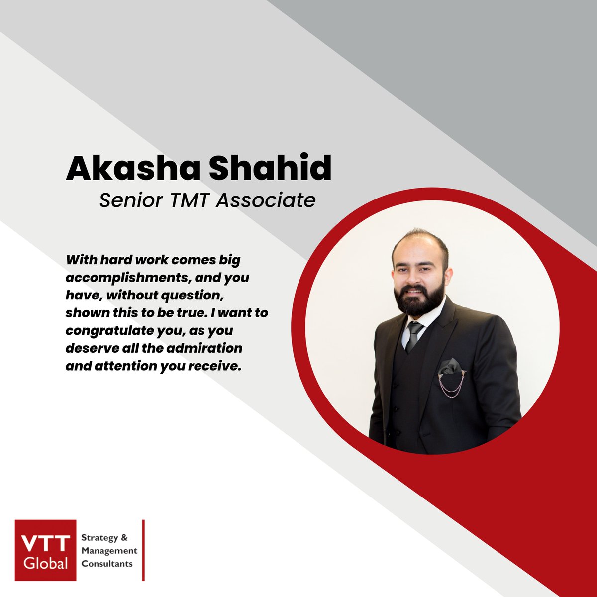 VTTGlobal's tweet photo. Warmest congratulations on your achievement. You have the creativity and determination to do whatever you can dream. Once again congratulations Akasha Shahid Siddiqui and good luck!

#creativity #challenge #hope #congratulations #determination #VTT #VTTGlobal https://t.co/2pWs9hx16f