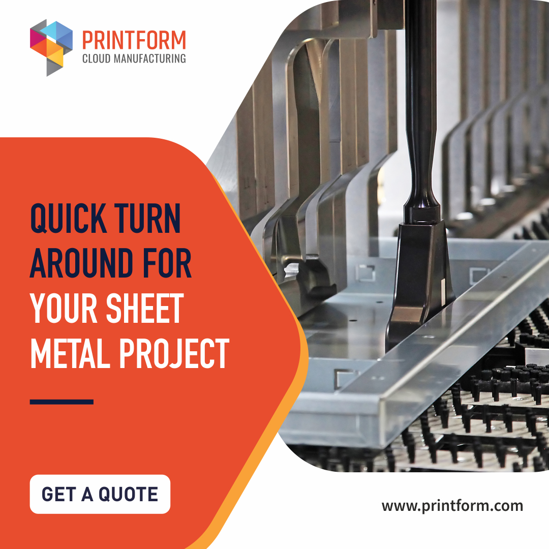 printformtech's tweet image. At PrintForm, get a quote on your Sheet Metal projects and witness timely delivery of products with metal sheet thickness that can range between .001” up to .250” thick.

#PrintForm #SheetMetal #SheetMetalFabrication #CustomManufacturing