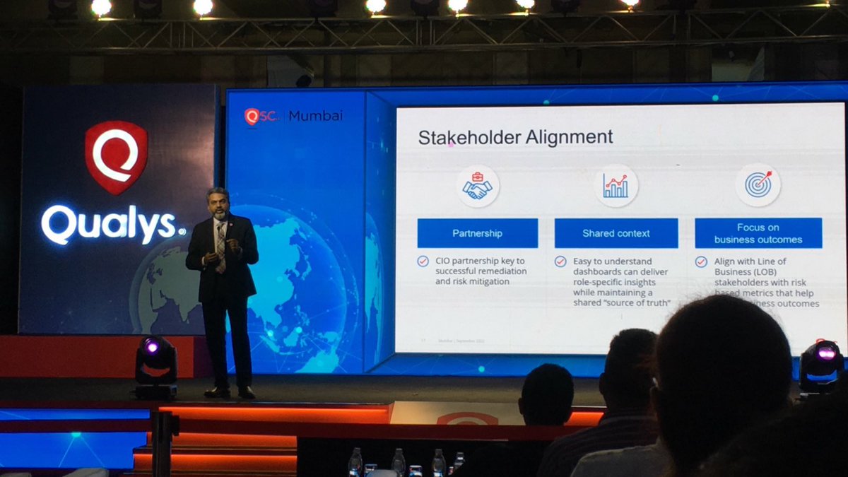 suhasmhaskar's tweet photo. Sumedh Thakar speaking at #QSC2020: a day of learning unfolding… https://t.co/kkz9coM9qS