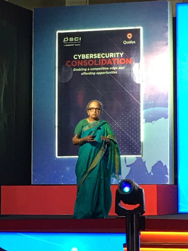 suhasmhaskar's tweet photo. #QSC2022 Ms Rama Vedashree with the inaugural speech at the Qualys Security Conference. Great start of the Day. https://t.co/pMQoqOUMvr