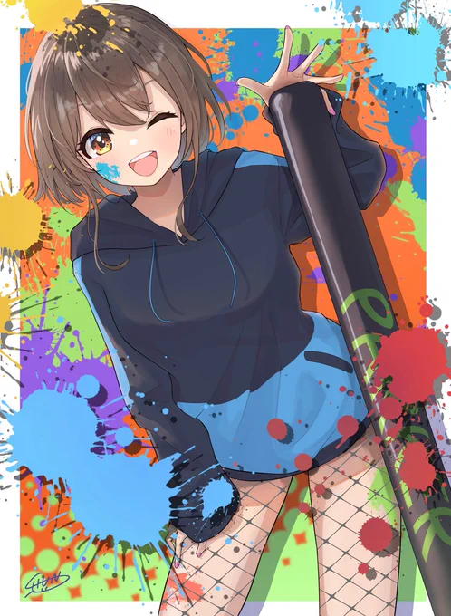 #独学でここまで成長したからいっぱい見て イラスト始めて3年経ったから昨年のリメイク描いた!ひ◁昨年         今▷  イラスト始めて3年経ったから昨年のリメイク描いた!◁昨年         今▷ 