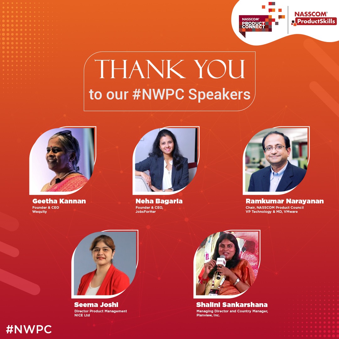 We are immensely thankful to all our distinguished speakers for our first in-person #NWPCSummit2022, and we express our deep gratitude to them for taking time out of their busy schedules and making this endeavour highly successful!

 #50KPM #productinnovation #productindustry