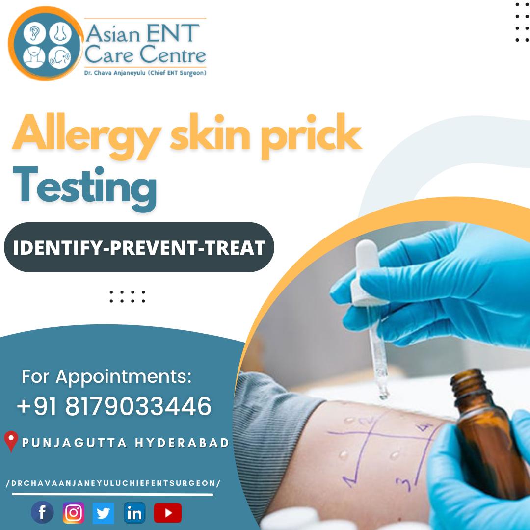 AsianEntCare's tweet photo. 👉#SkinPrickTest #AllergyTesting #SkinAllergyTestings #SkinAllergies
A Skin Prick Test is a diagnostic procedure done to identify the allergy-causing agents that trigger various kinds of allergic diseases
#ENTdoctor #ENTdoctors #BestENThospital #ENTHospitalHyderabad #ENTdoctorHyd https://t.co/9spPtn53f0