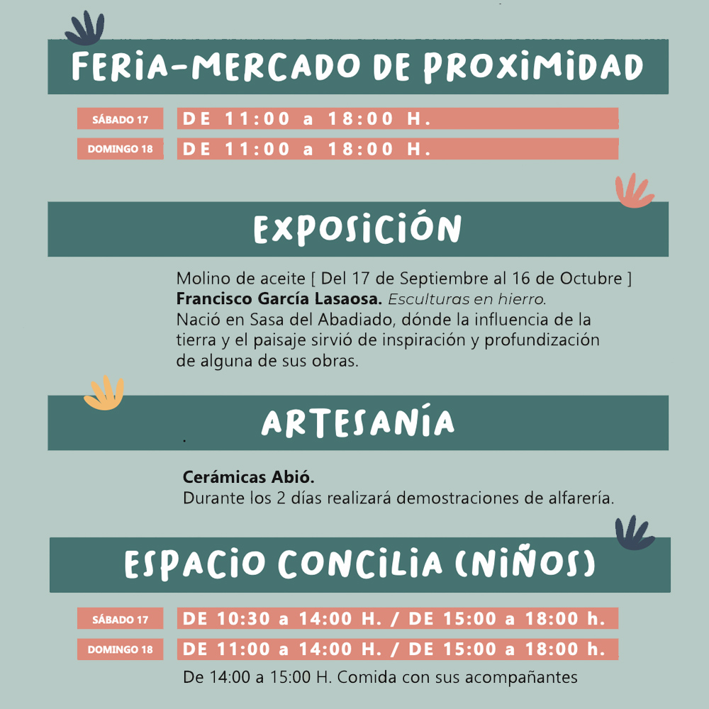 👩‍🌾 ¿Vienes? 𝟭𝟳 𝘆 𝟭𝟴 𝗼𝗰𝘁𝘂𝗯𝗿𝗲
🌿 𝟯º 𝗝𝗼𝗿𝗻𝗮𝗱𝗮 de Agro-ecología
🎉 𝗙𝗲𝗿𝗶𝗮 𝗠𝗲𝗿𝗰𝗮𝗱𝗼 𝗱𝗲 𝗣𝗿𝗼𝘅𝗶𝗺𝗶𝗱𝗮𝗱

✏️ 𝗜𝗻𝘀𝗰𝗿𝗶𝗽𝗰𝗶𝗼𝗻𝗲𝘀:
- aytoloporzano@aragon.es
- 625 54 60 40
<a href="/desarrollohoya/">Desarrollo Hoya de Huesca</a>