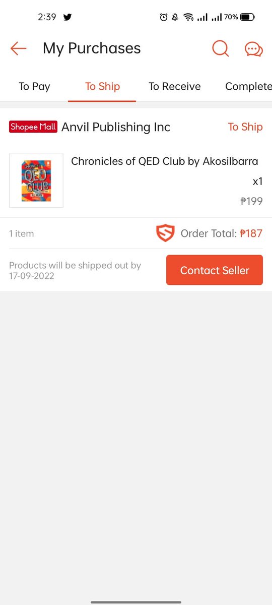 Binibitine's tweet photo. @akosiibarraWP ordered mine from Shopee! 🛒🛍️ https://t.co/OFhI7B531y