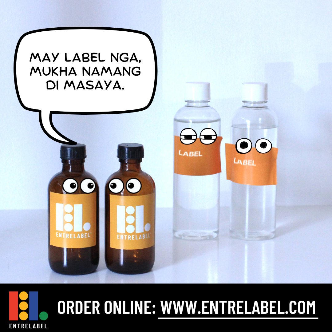 EntreLabel's tweet image. Are you just in for the label? We deserve someone, este something better. Don’t settle for less. Choose EntreLabel.
Order Online: entrelabel.com
#stickerart #philippines #entrelabel #label  #makeyourmark