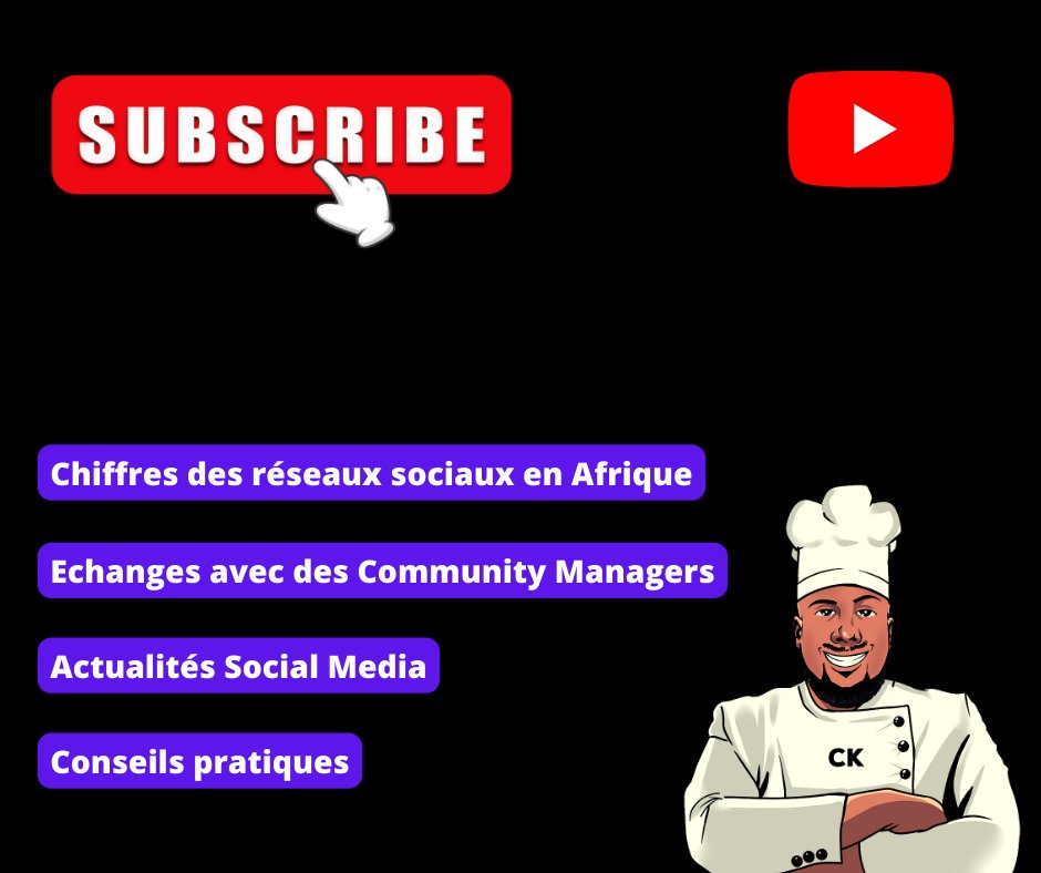 chedjoukm's tweet photo. Abonne toi à ma chaîne YouTube https://t.co/dWRL5LXbcK et reçois régulièrement du contenu social media pratique pour t'aider dans ton quotidien de community manager.
#SocialMediaCook https://t.co/Md24SNYuZW