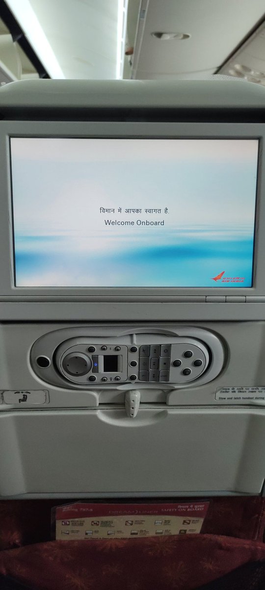 nish_indigenous's tweet photo. Once again, it was great to fly with @airindiain, even though it was in budget economy, felt like a raja 😇
#maharajaeffect #tataairindia https://t.co/aLXg5ojNFJ