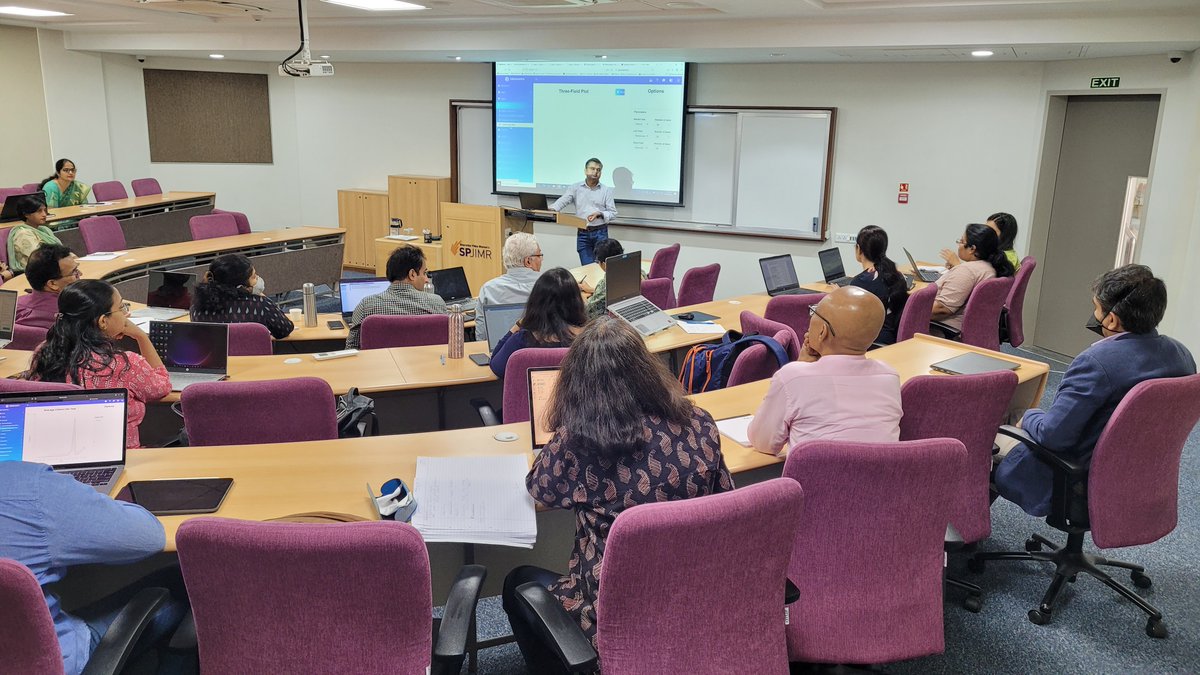 SPJIMRFPM's tweet image. Prof. Abhay Singh, Associate Professor of Applied Finance at @Macquarie_Uni conducted a Research Seminar Series on “Conducting Systematic Literature Reviews and Bibliometrics Analysis using R” on 14th Sep, 2022. @aksingh1985 @SPJIMR #research #SPJIMR #IAMSPJIMR #SPJIMRFPM