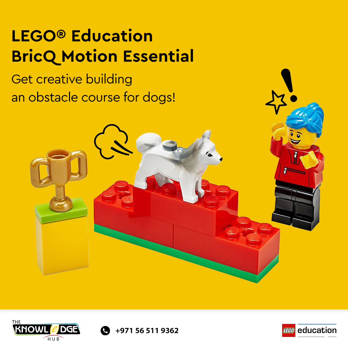 Fetch your BricQ Motion Essential set and get creative building obstacle courses. Introduce your students to the elements in #BricQMotion Essential with the Dog Obstacle Course lesson. Shop the product from here: bit.ly/3Leox0o