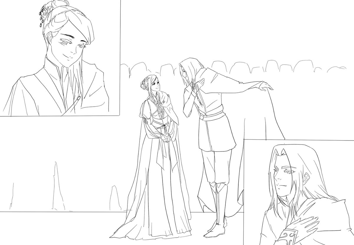 nicanyaaaaaa's tweet photo. Spoiler for ln readers
Fanart of these two again
WIP
#fermai #webnovel #ascendanceofabookworm #本好きの下剋上~司書になるためには手段を選んでいられません~ #wipart #SPOILER https://t.co/yXtyVwKcmV