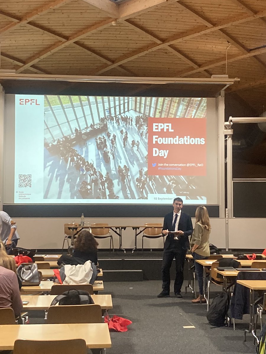 Excited to present <a href="/VolkswagenSt/">VolkswagenStiftung</a> at the EPFL Foundation day <a href="/EPFL_ReO/">EPFL Research Office</a>. Looking forward to great discussions and also exchange with other funders.