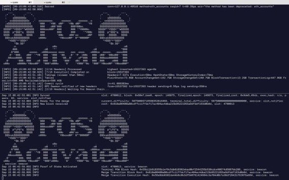 I heard the merge is done, so what's up <a href="/ethereum/">Ethereum</a>
