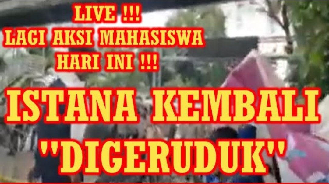 LIVE !!
MAHASISWA KEMBALI "GERUDUK" ISTANA !!!
MAHASISWA MENCOBA MENEROBOS KAWAT BERDURI !!

Link :
youtu.be/Tscu4HTya0k

Bantu share !!
Kayaknya TV nasional sepi2 aje !!!

#BBMNaikRakyatRevolusi 
#BBMNaikRakyatRevolusi