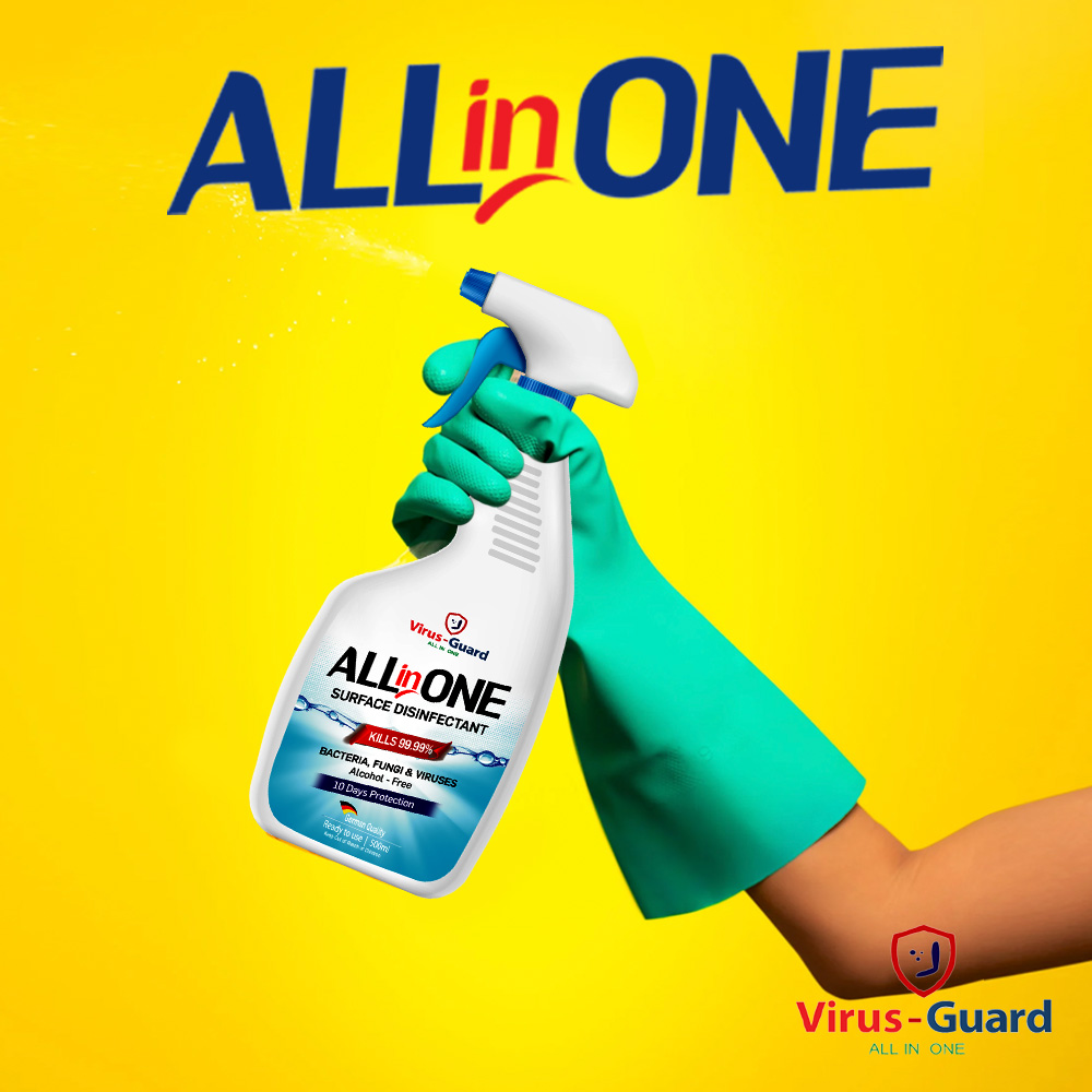virguard's tweet photo. Go check our website to get to know our All in One product with a residual effect of 10 days.⠀
⠀
#virus #cleaning #bakteria #fungi #monkeypox #cleaning https://t.co/DCDgnNnHiz