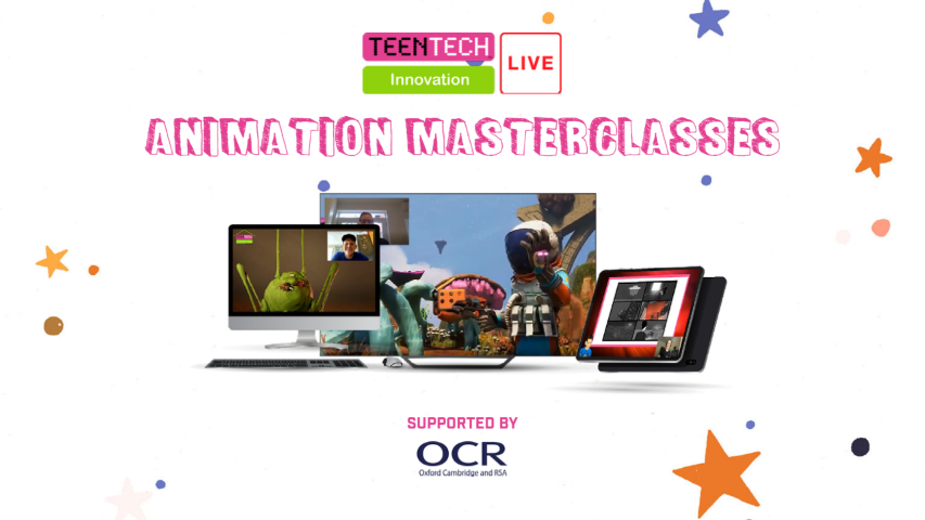 Register for our programme of free animation activities, designed to support students enrolled in their Cambridge National in Creative iMedia qualification, but open to all students. Featuring experts from film, TV and gaming, and spotlighting skills. teentech.com/live/ocr/anima…