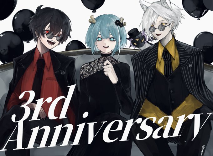 混血のカレコレ 1周年ラバーストラップ 混血のカレコレ 1周年ラバーストラップ
