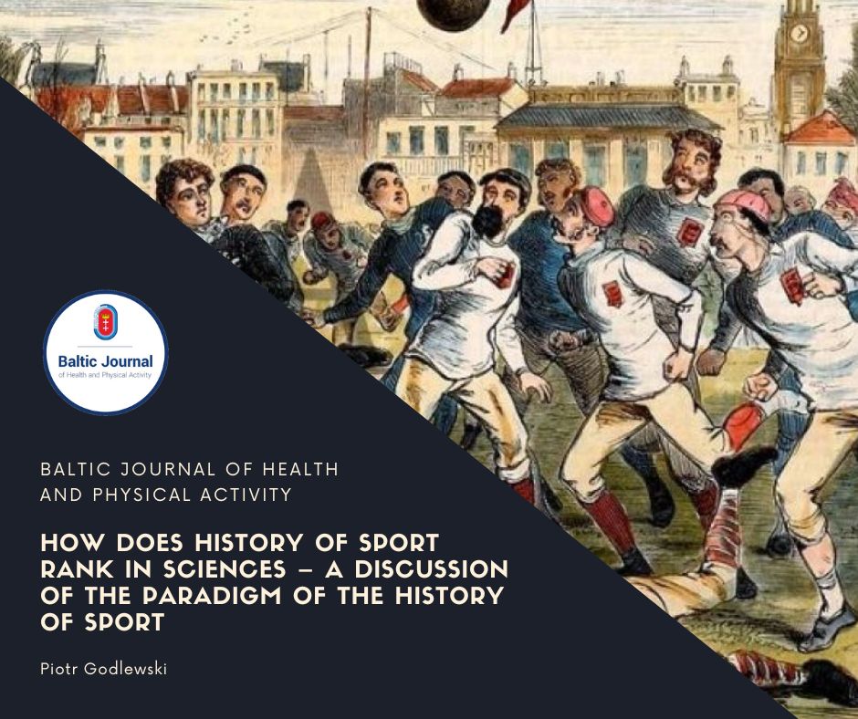 BJHPA_PL's tweet photo. How does history of sport rank in sciences – A discussion of the paradigm of the history of sport.

--> https://t.co/vTVNPV65Q2 https://t.co/P9Kp3yuAaM