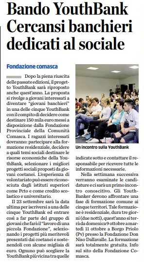 Fond_Comasca's tweet photo. 📌 Cercansi BANCHIERI dedicati al SOCIALE.
Per info 👉🏻 https://t.co/jmpVnQG5Ge
#sociale #nonprofit #terzosettore #giovani #ragazzi #banca #bank https://t.co/bdRihe66ys