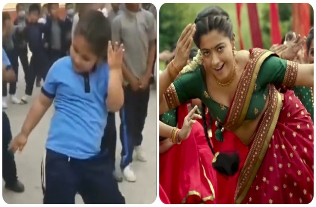 NariKesari's tweet image. एक छोटी सी बच्ची ने  'सामी सामी' गाने पर कमाल का डांस कर धमाल मचा दिया। खुद रश्मिका मंदाना भी इस बच्ची की फैन हो गई है। 

‍#CuteVideo #pushpamovie #RashmikaMandanna #schoolgirl #videoviral,

nari.punjabkesari.in/nari/news/rash…