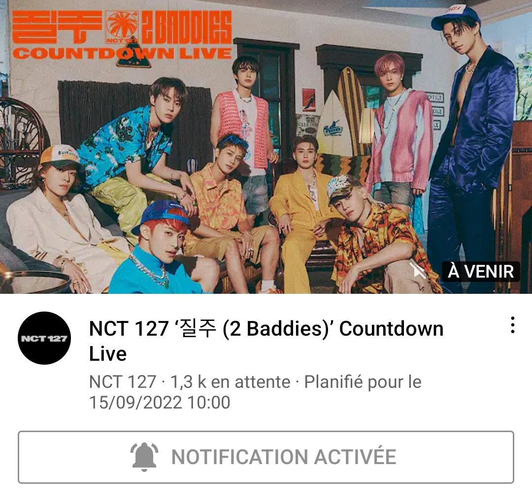marklee_france's tweet photo. ⚠️ | 15092022

Le MV sort aujourd'hui à 11H00!! Et Le Countdown Live à 10H00! 💚😲

Vous êtes impatients ? 

YOUTUBE
🎬https://t.co/kh0hHMkQJy…

TIKTOK
🎬https://t.co/HzGr8OsSPh

#MARK #마크 #NCT #NCT127 #NCT127_질주_2Baddies 
© YouTube, TikTok
#Dee https://t.co/Svxg8oHAYf