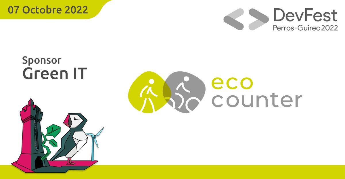 codedarmor (@codedarmor) on Twitter photo Merci à <a href="/Ecocompteur/">Eco-Compteur</a>, leader mondial du comptage piéton/vélo en environnement urbain et naturel, de soutenir la démarche "Green IT" du #DevFest Perros-Guirec en tant qu'entreprise technologique sensible aux problématiques environnementales.
eco-compteur.com Merci à <a href="/Ecocompteur/">Eco-Compteur</a>, leader mondial du comptage piéton/vélo en environnement urbain et naturel, de soutenir la démarche "Green IT" du #DevFest Perros-Guirec en tant qu'entreprise technologique sensible aux problématiques environnementales.
eco-compteur.com