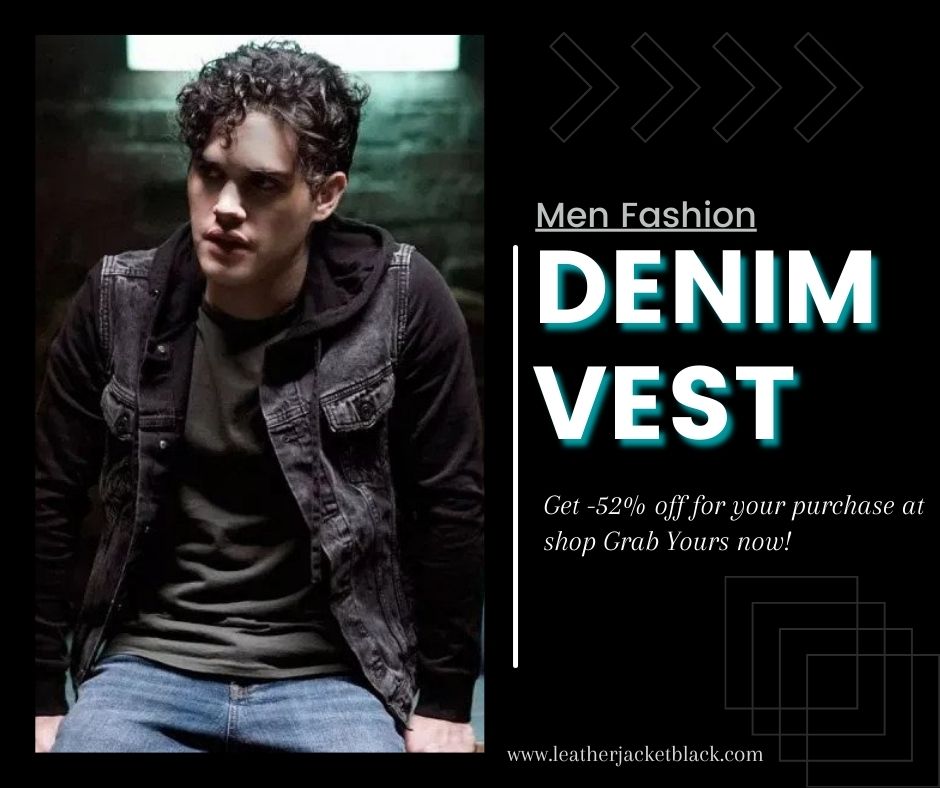 LeatherJBlack's tweet photo. Keep warm and stylish in our most popular outfit | Landon Kirby Legacies Grey Denim Vest 🖤😍
Available at:👇
https://t.co/g1SmNzh6ng
#Legacies #LandonKirby #Greyvest #hoodedvest #denimvest #popularoutfit #OfferSale #newarrival #collection22 #foryoü https://t.co/tpSYT4LqLK