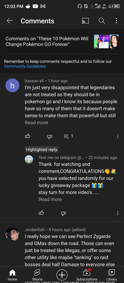 itzAlm1ghty's tweet image. #PokemonScam At first when I saw the notification I was so hyped but all of it almost went out when I saw this comment because I know these are scams and when I researched a bit I saw a video of @thetrainerclubb . IT IS A SCAM.
#Pokemon #PokemonGO @trnrtips