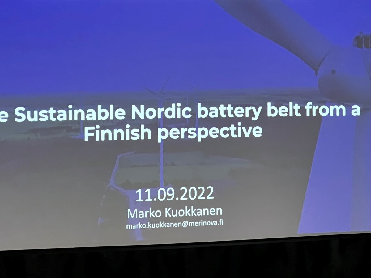 The Sustainable Nordic battery belt from a Finnish perspective
Marko Kuokkanen, GigaVaasa – Sales &amp; Marketing Director Merinova Technology Centre

#CircMatConf