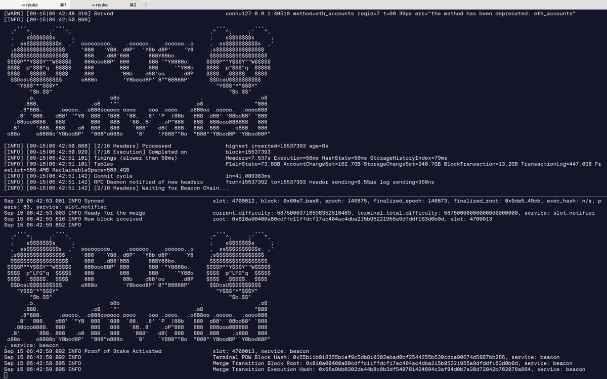 ETH merge completed,
ETH is now in POS