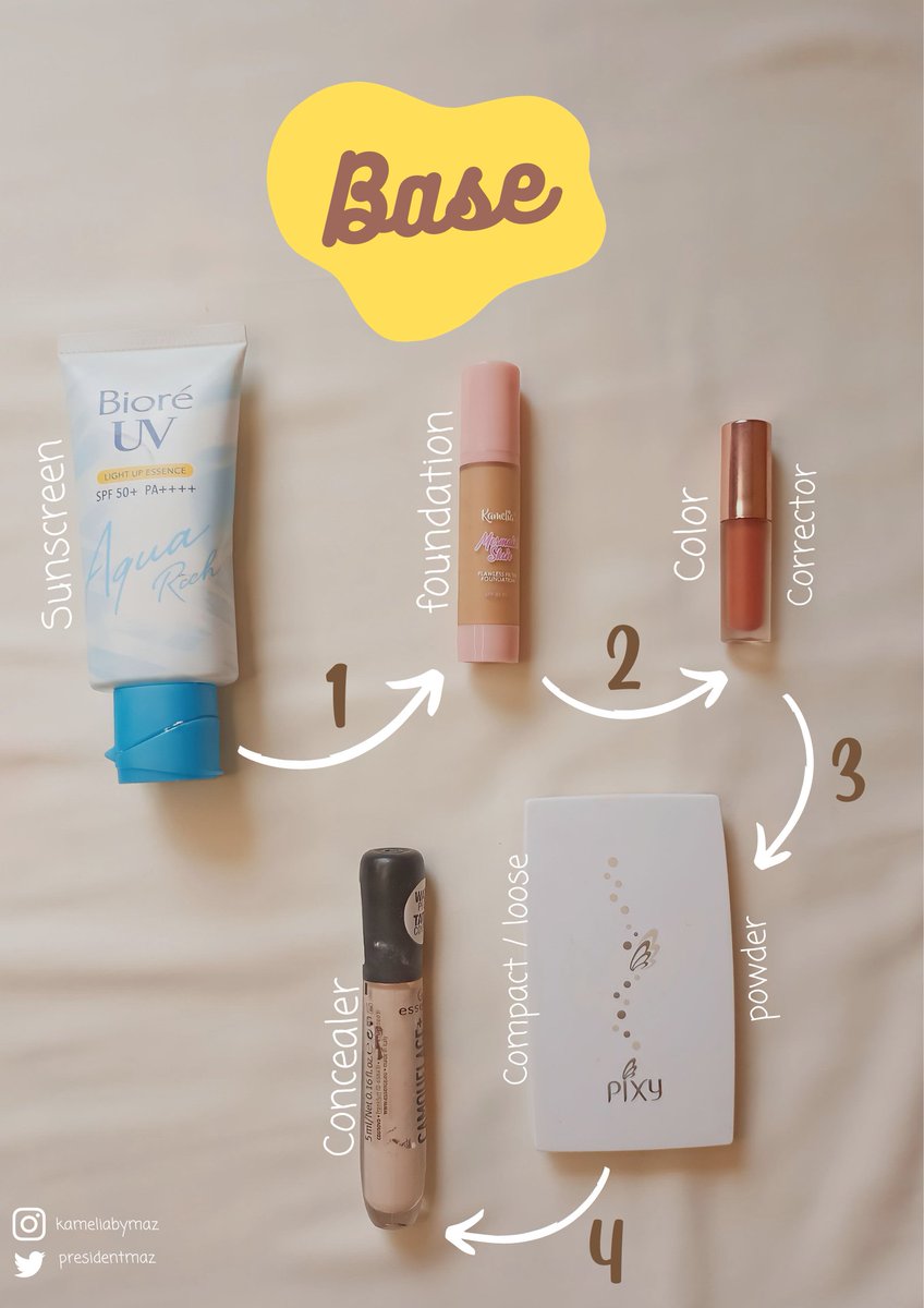 presidentmaz's tweet photo. cara makeup step by step for beginner https://t.co/rjooM0Fzfb