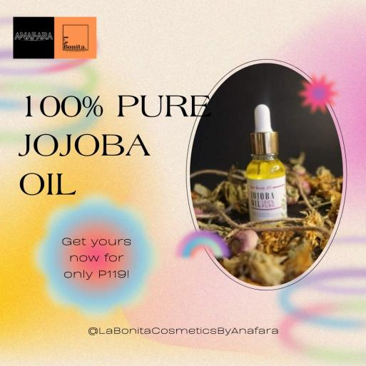 LaAnafara's tweet photo. Upgrade your skin care routine with our 100% Pure Jojoba Oil for only 119! 

For more information visit or message La Bonita Cosmetics by Anafara! 
#LaBonitaCosmeticsByAnafara #Jojoba #oil #skincare 
#business #rebranding #retailing https://t.co/buucHjuUnn