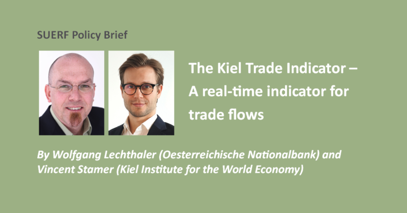 suerf_org's tweet photo. #SUERFpolicybrief “The Kiel Trade Indicator – A real-time indicator for trade flows” by Wolfgang Lechthaler @oenb and @VincentStamer @kielinstitute

#TradeIndicator #RealTimeIndicator #ShippingData