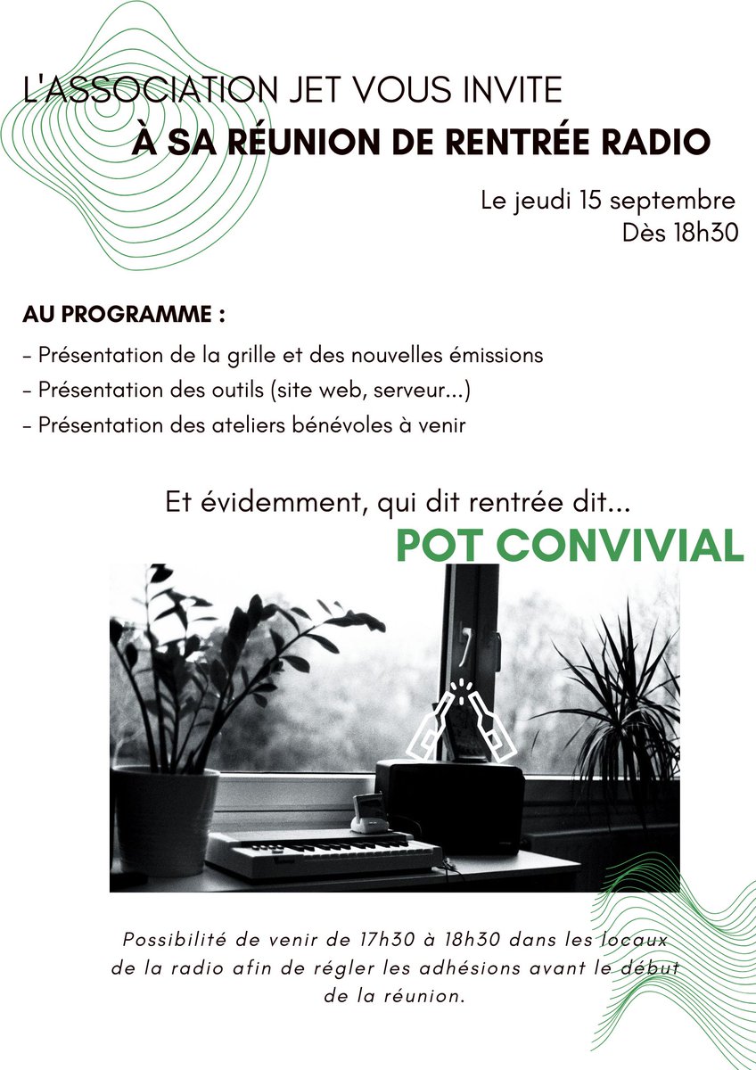 Ce soir c'est la rentrée à JETFM : #radio #libre #podcast #nantes #culture #art #social #castopod