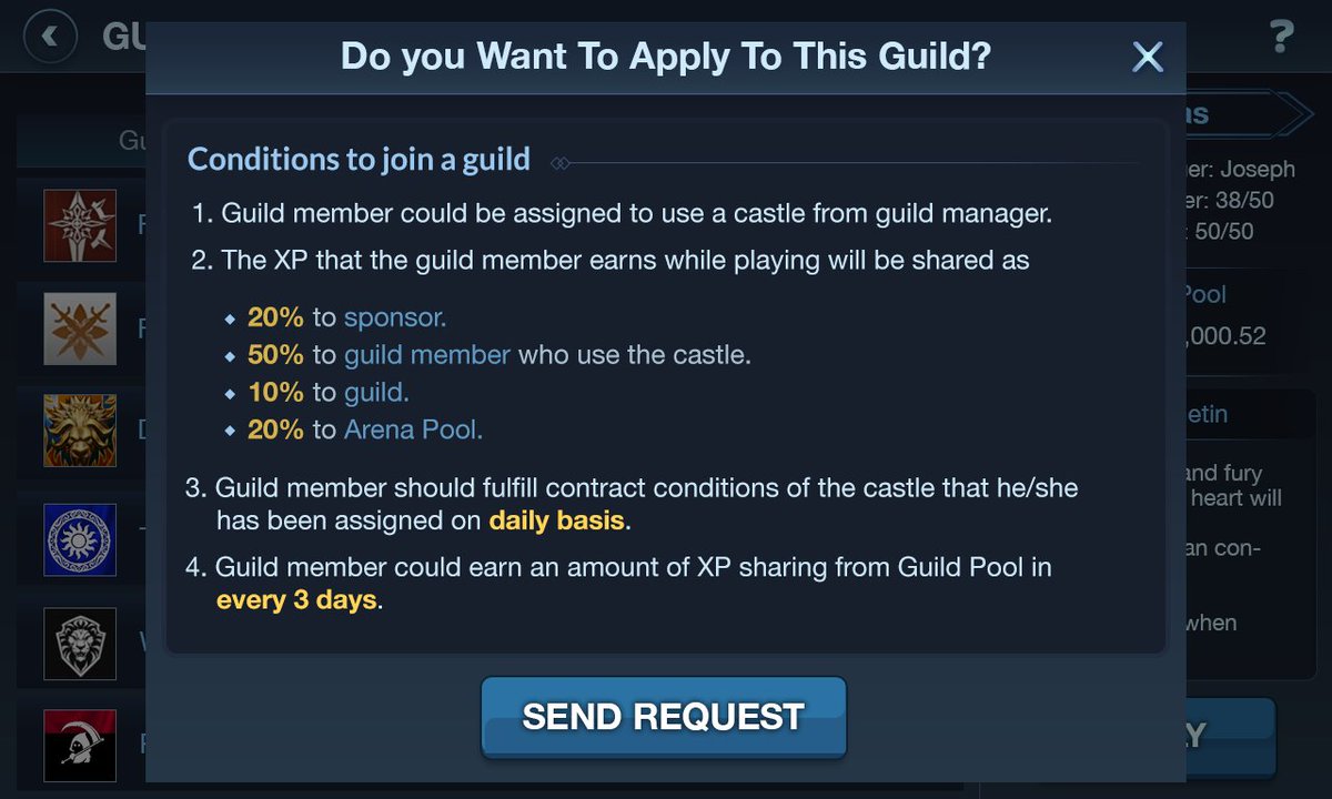 <a href="/NFTCastleDef/">NFT Castle Defense Official</a> in-game guild features and external management tool are currently in the final QA phase. We are aiming to release at the end of Sep.

Guild Managers! 
Get yourself ready for a real guild war!🛡️🔜