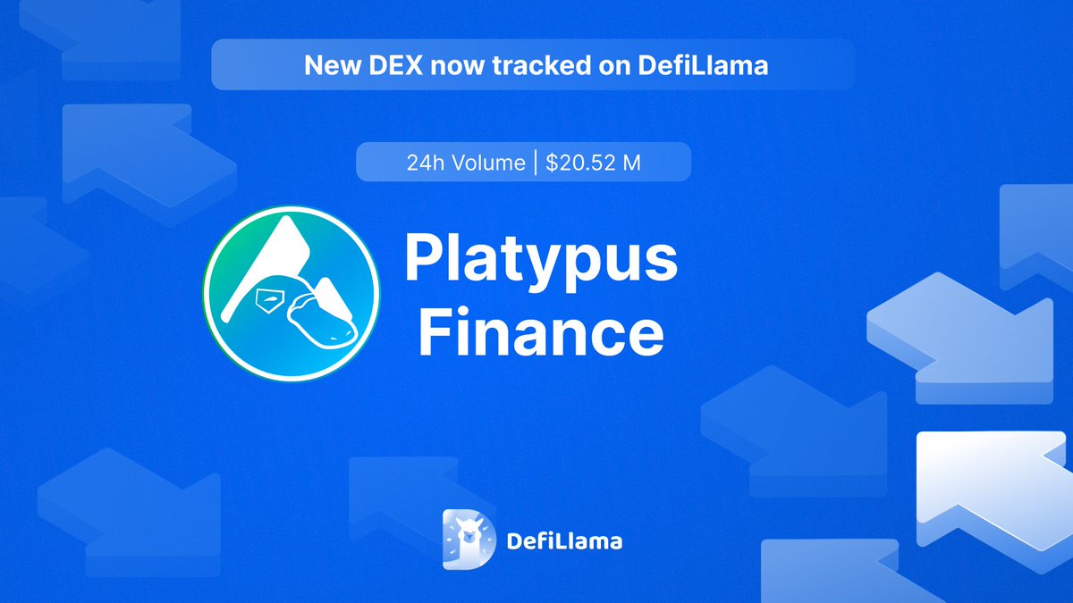 Now tracking @Platypusdefi on Volume Dashboard

defillama.com/dex/platypus-f…