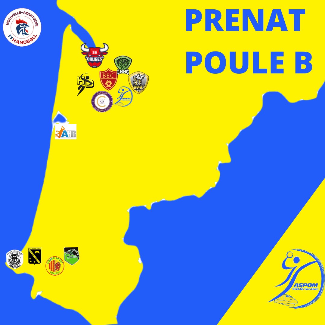 Reprise pour notre équipe réserve ce weekend.
voici la poule de cette saison.
🤾‍♂️🤾‍♂️🤾‍♂️
#handball <a href="/ffhandball/">FFHandball</a>