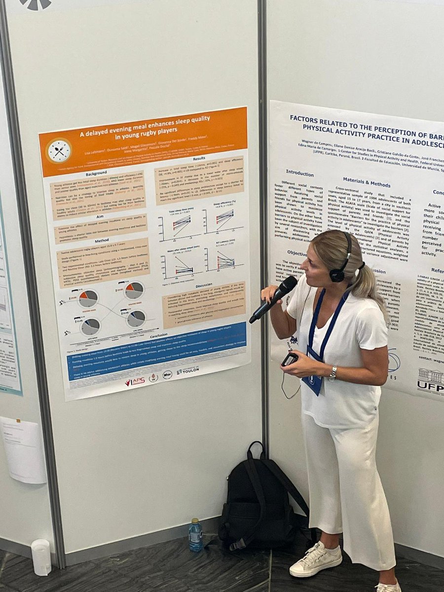 <a href="/LEHMANNLisa1/">Lisa Lehmann-Colard</a> explained how a delayed evening meal enhances sleep quality in young rugby players