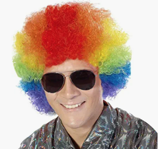 caseycravens's tweet photo. Why does a man in a #RainbowWig go to a Dairy Queen to threaten people at gunpoint, hoping to restore Trump as #MAGAKing? I get the clown wig. But why #DairyQueen? https://t.co/61y98oyAzC