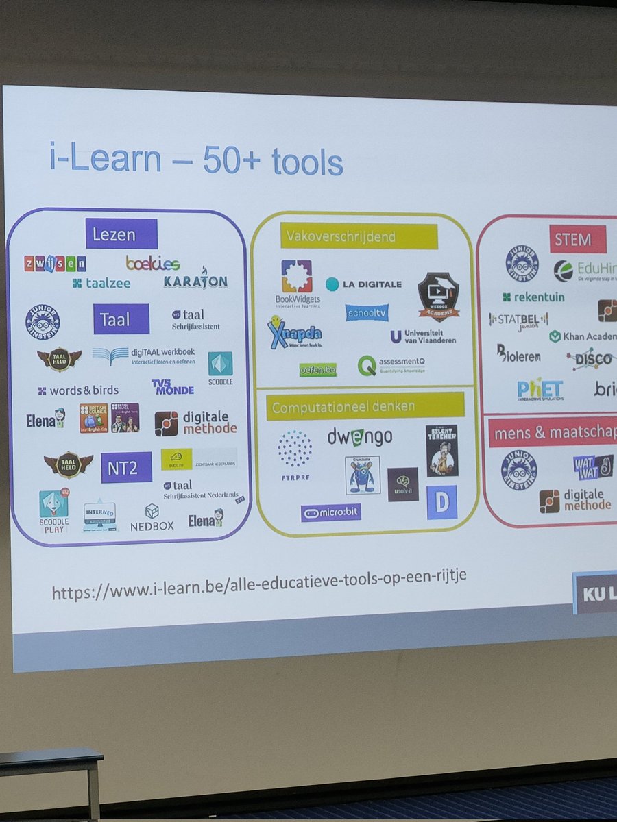 Tools in the ilearn program prof  van PETEGEM presents in zijn keynote <a href="/ECTELconference/">ECTEL</a> includes ELENA, developed by among others <a href="/EllenRusman/">Ellen Rusman</a>