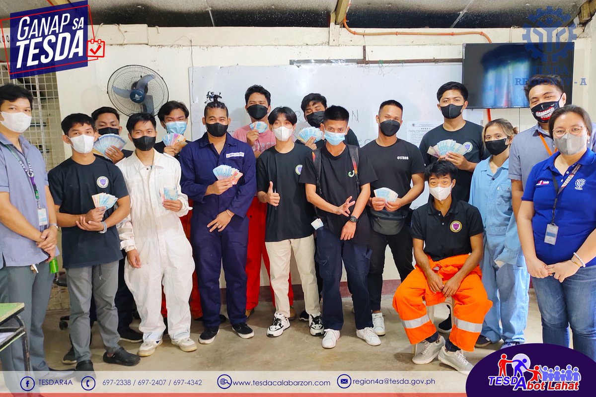 TESDA on Twitter "Masayang tinanggap ng mga scholars ang kanilang