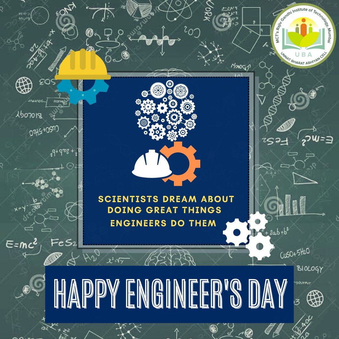 RgitUba's tweet image. Happy Engineer’s Day to all the Engineers. We salute your great ideas and innovations that have truly changed our lives. #EngineersDay