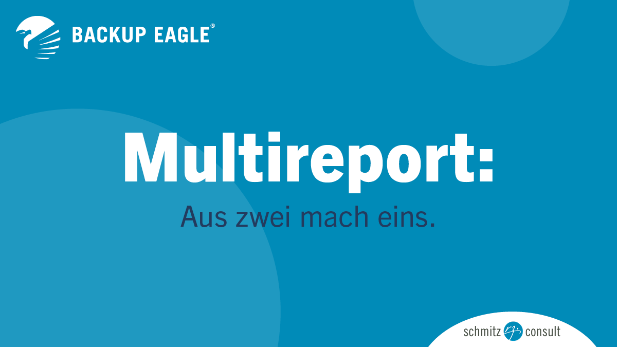 backupeagle's tweet photo. Die neue Version von #BACKUPEAGLE hat es in sich: Der #MultiReport vereint verschiedene Reports. Früher mussten zwei Reports erstellt werden, wenn man eine #Compliance- und eine #Backup-Übersicht vom aktuellen Tag brauchte. Heute passt beides in einen. https://t.co/PH84rYwCu4 https://t.co/wIuiaV2XhX